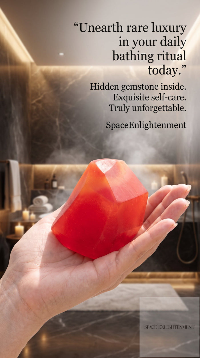 Crystal Soap Flame & Fire Hidden Gemstone