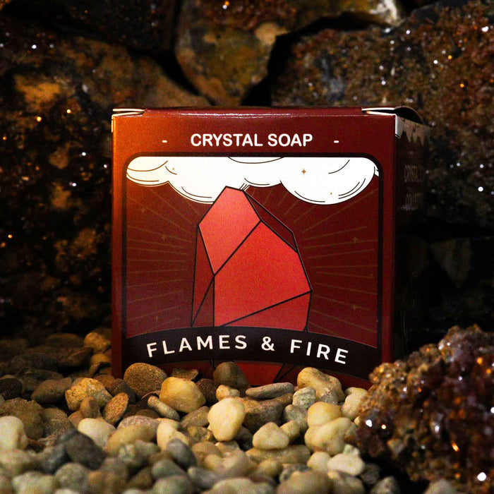 Crystal Soap Flame & Fire Hidden Gemstone