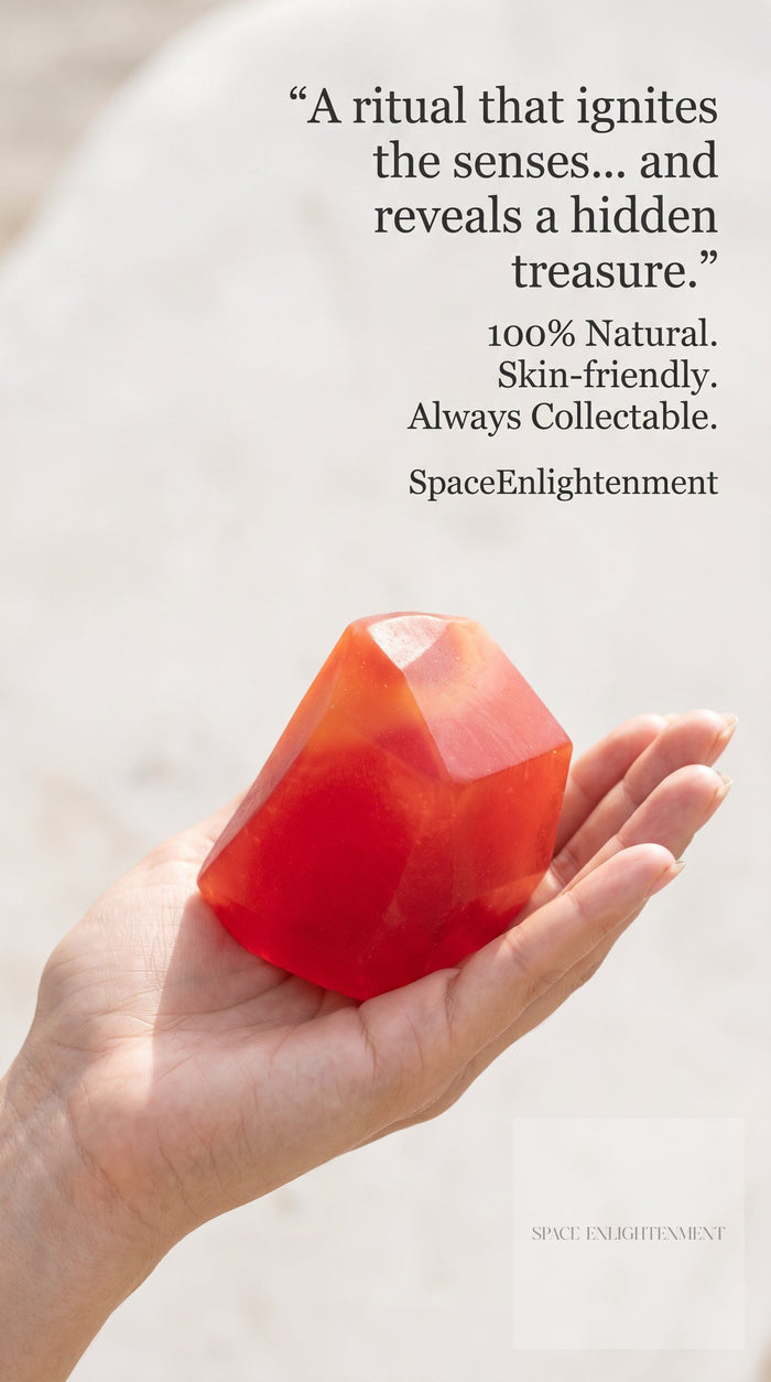 Crystal Soap Flame & Fire Hidden Gemstone