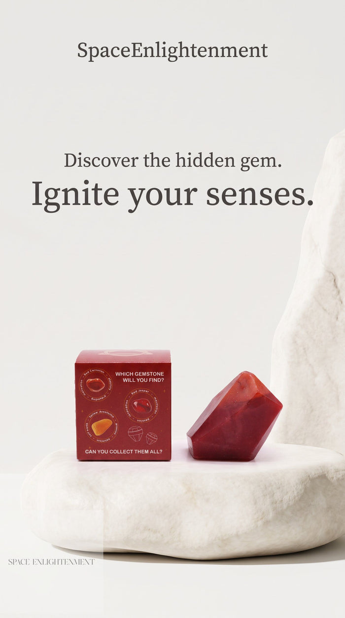 Crystal Soap Flame & Fire Hidden Gemstone