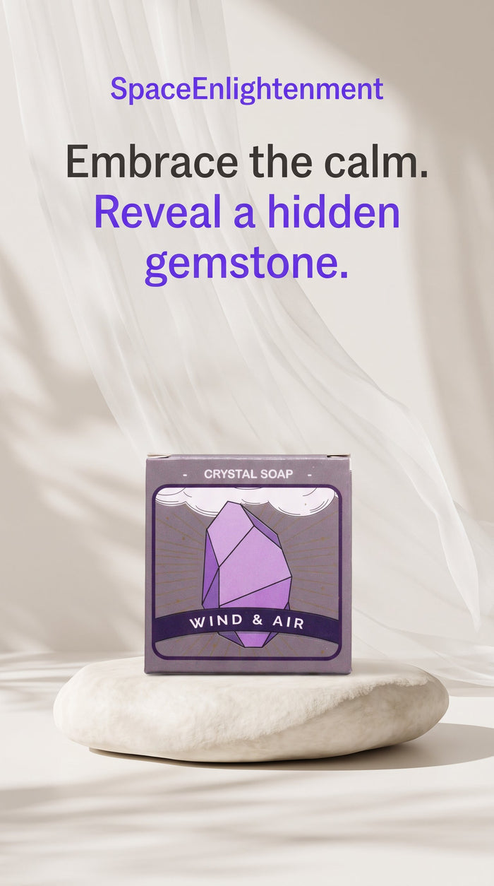 Crystal Soap Wind & Air Hidden Gemstone