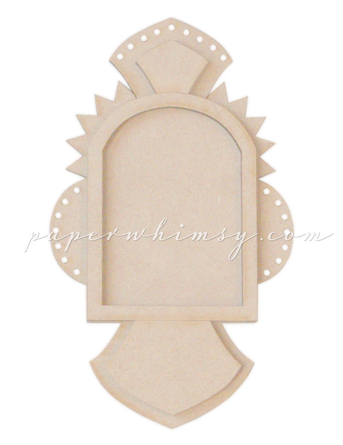 Curious Medallion No.1 - paperwhimsy