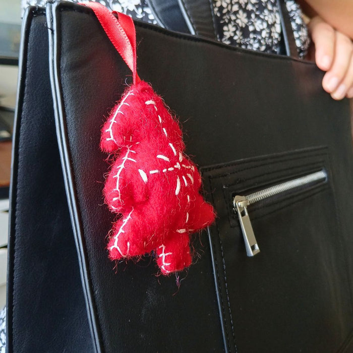 Cute Christmas Charms Felt Handbag Charms Set