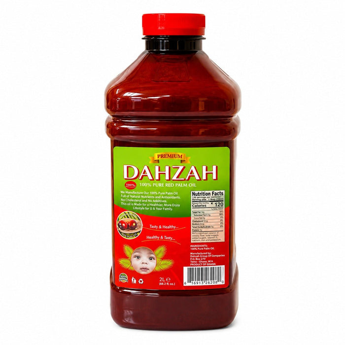 Dahzah 100% Pure Red Palm Oil 1L – Single Unit (Inventory Stock)