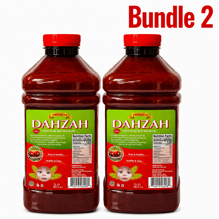 Dahzah 100% Pure Red Palm Oil | Rich Cooking Oil - Yado African & Caribbean Market