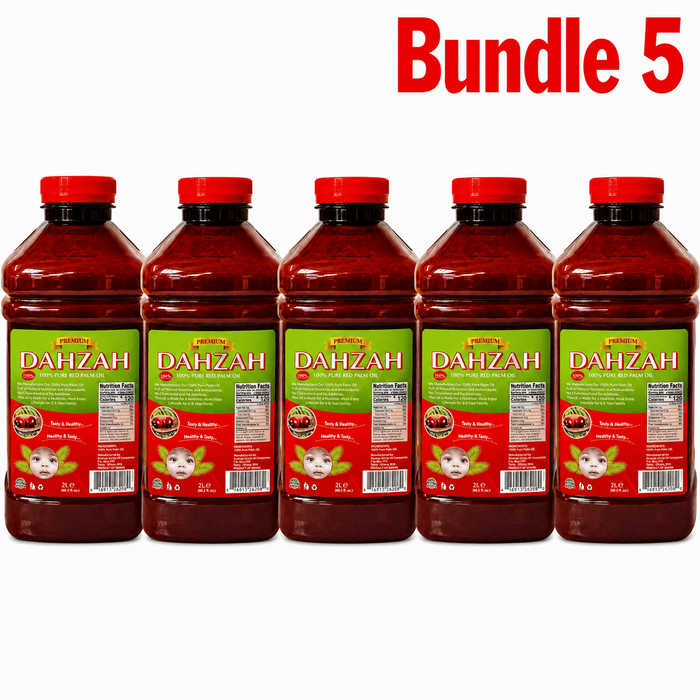 Dahzah 100% Pure Red Palm Oil | Rich Cooking Oil - Yado African & Caribbean Market