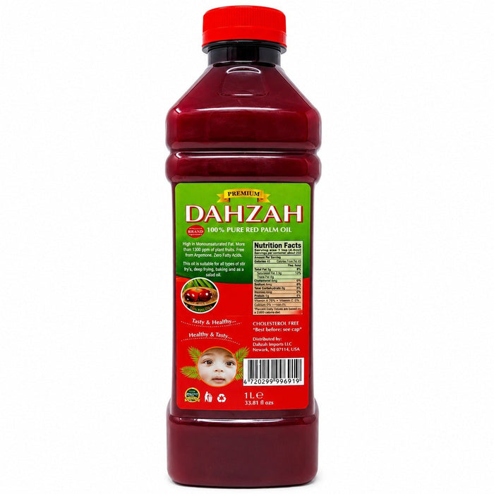 Dahzah 100% Pure Red Palm Oil | Rich Cooking Oil - Yado African & Caribbean Market