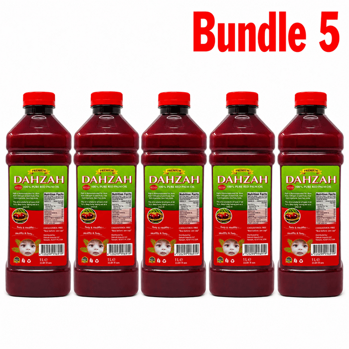 Dahzah 100% Pure Red Palm Oil | Rich Cooking Oil - Yado African & Caribbean Market