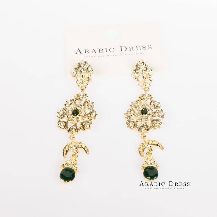 Darkgreen  Ora  Earrings