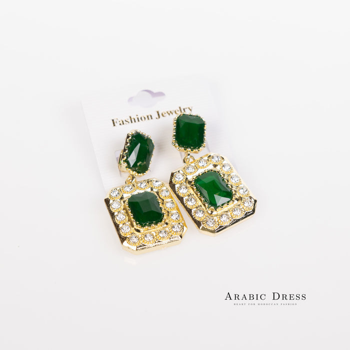 Darkgreen Youra Necklace set