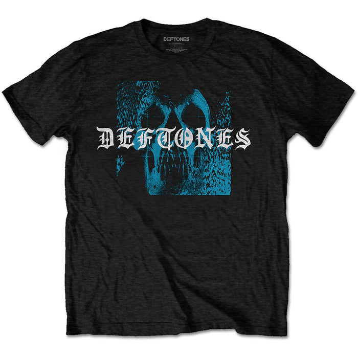 Deftones Unisex T-shirt - Static Skull Rock Off