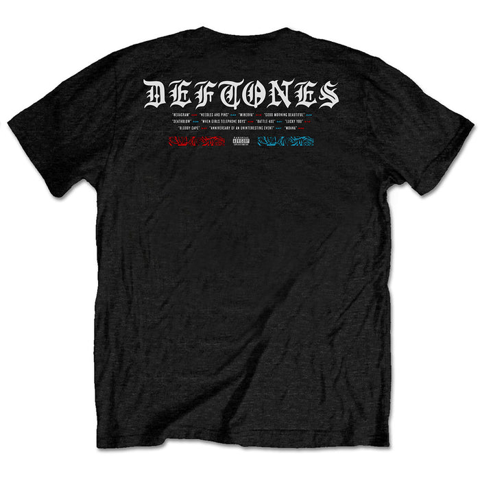 Deftones Unisex T-shirt - Static Skull Rock Off