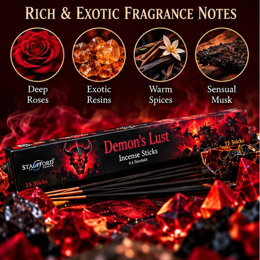 Demon's Lust Incense Sticks - Temptation After Dark