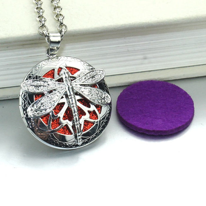 Dragon Fly Aroma Locket Antique (necklace)