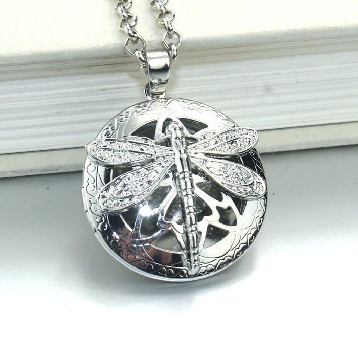 Dragon Fly Aroma Locket Antique (necklace)