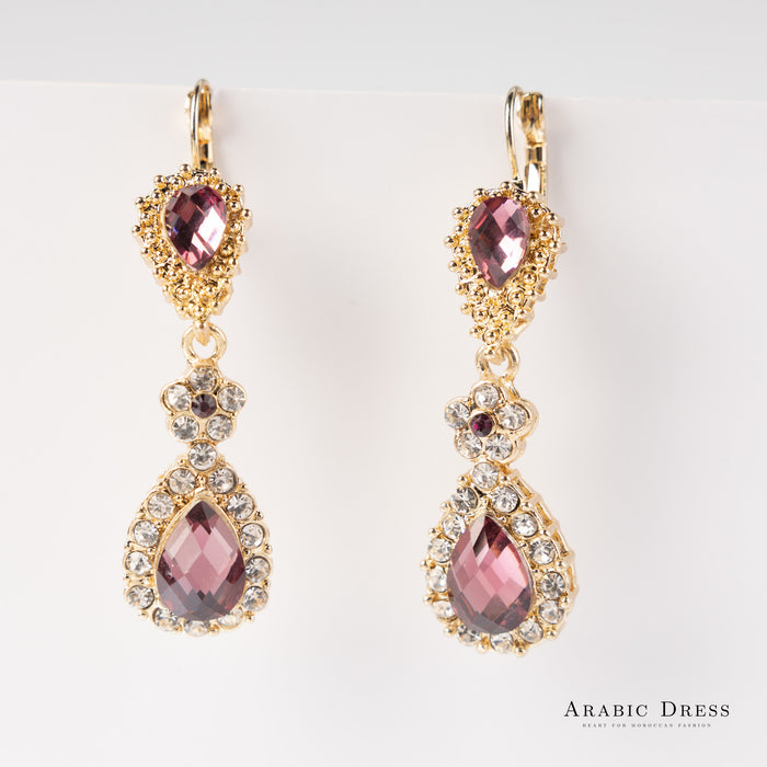 Earrings Mai Purple