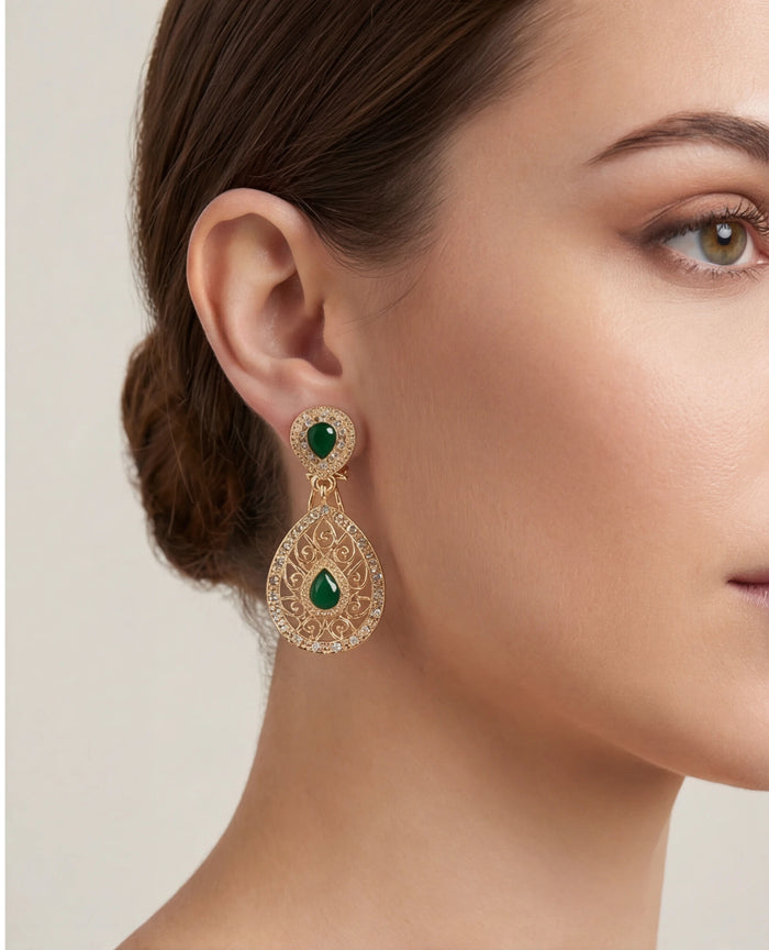 Earrings Tr Green
