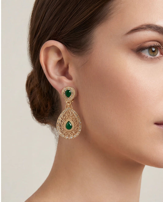 Earrings Tr Green