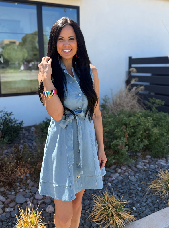 Easy Denim Mini Dress