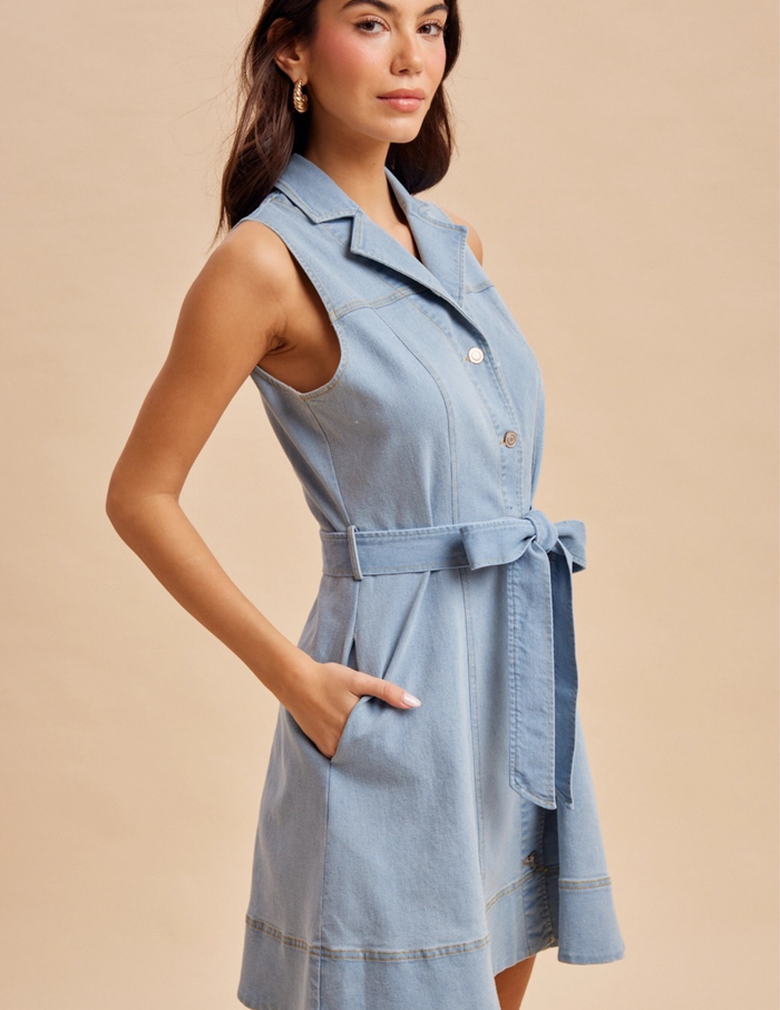Easy Denim Mini Dress