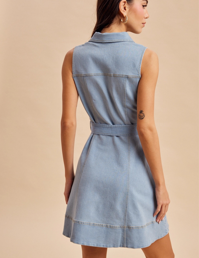 Easy Denim Mini Dress