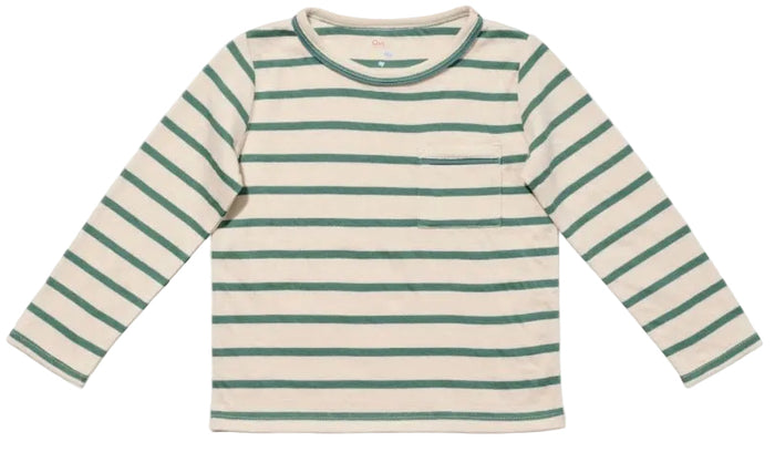 Edward Tee Shirt - Pine Stripe