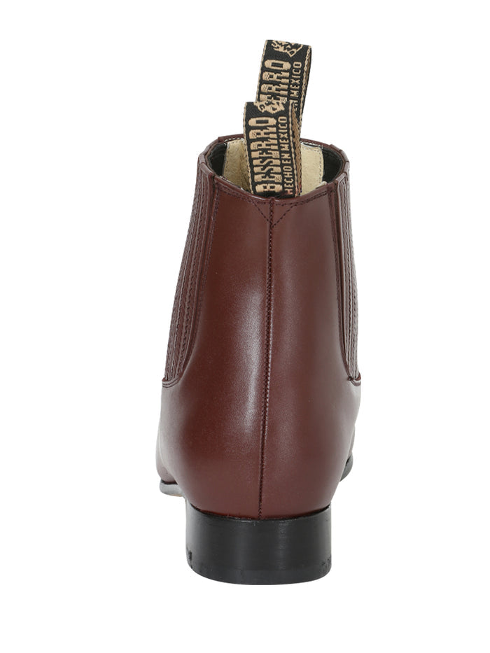 El Besserro Charro Boot - Leather Wine