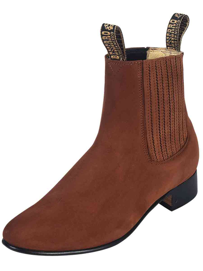 El Besserro Charro Boot - Nobuck Camel
