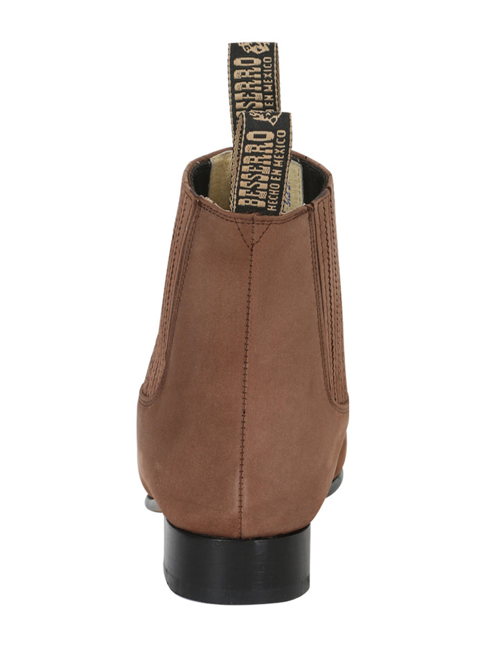 El Besserro Charro Boot - Nobuck Camel