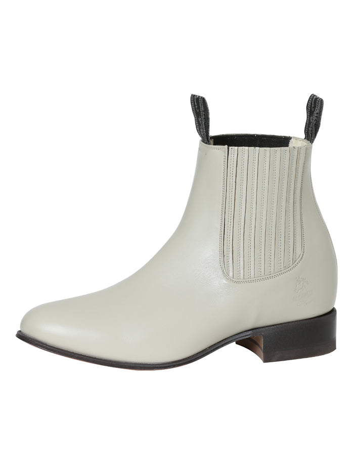 El Canelo - Charro Ankle Boot - Oyster