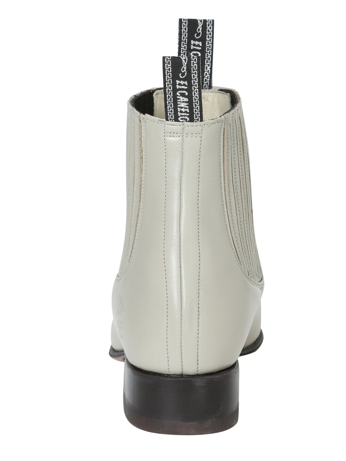 El Canelo - Charro Ankle Boot - Oyster