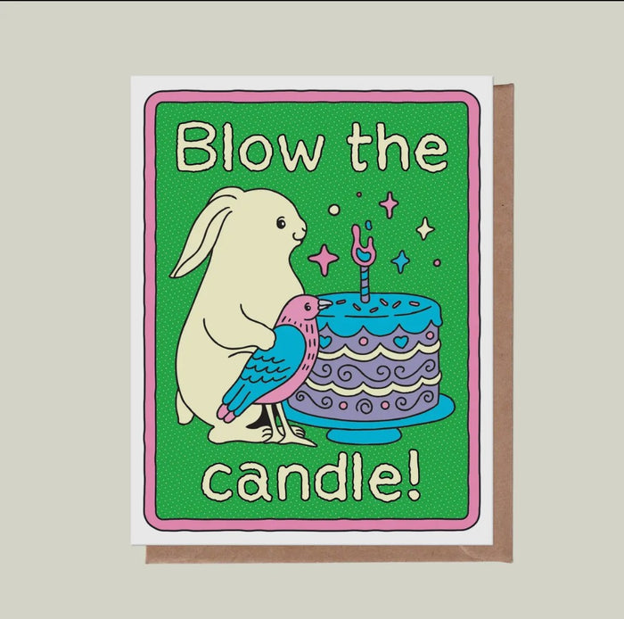 Epee Lapin Blow The Candle Card