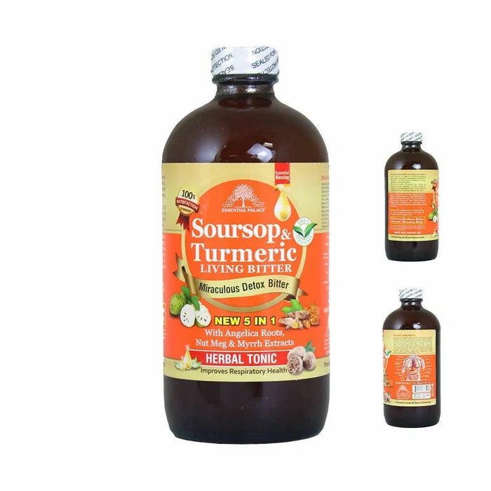 Soursop & Turmeric Living Bitter Green Label – Single Unit (Inventory Stock)