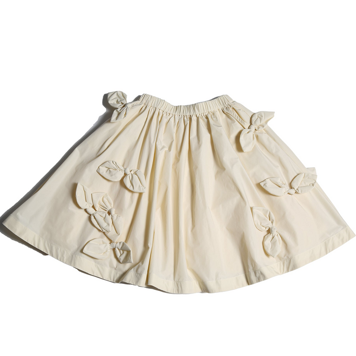 Estrella Bow Embellished Skirt - Opal