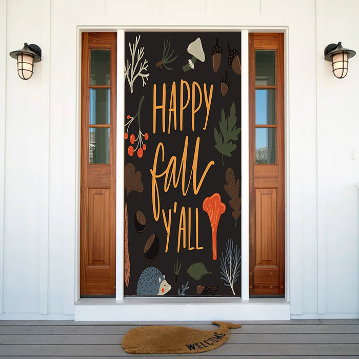 DoorFoto Door Cover Fall Y'all