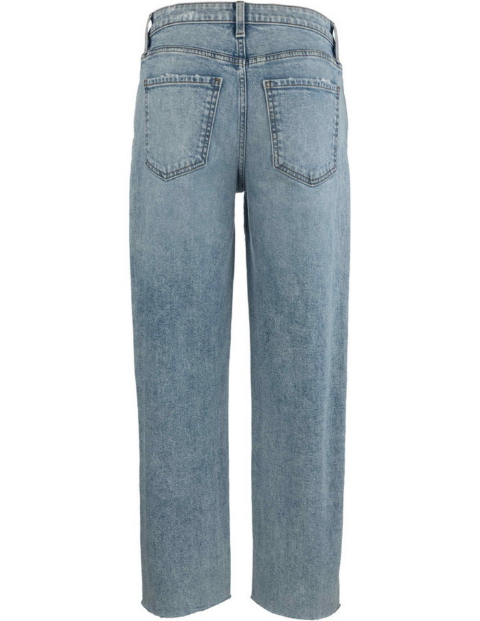 Fay High Rise Ankle Straight Leg- Unite