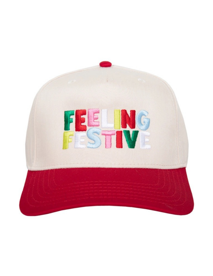Feeling Festive Two-Toned Christmas Trucker Hat