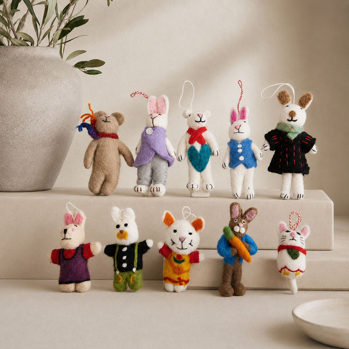 Felt Handbag Charms - Mixed Selection Mini Cute