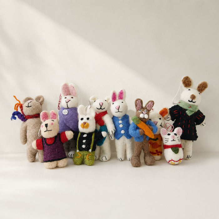 Felt Handbag Charms - Mixed Selection Mini Cute