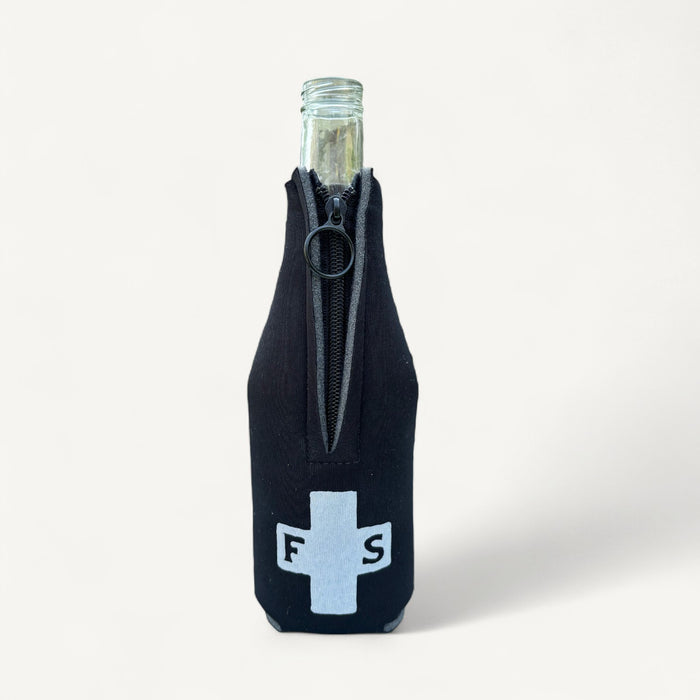 Field + Supply Bottle Koozie in Black