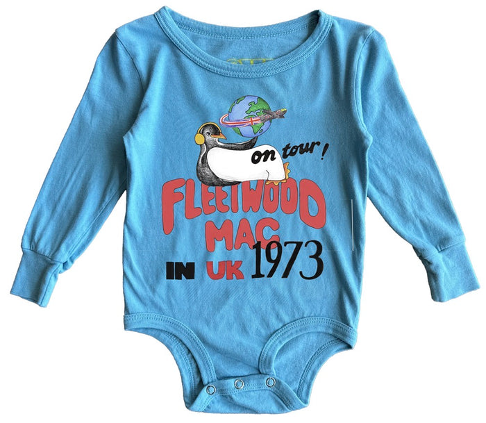 Fleetwood Mac Penguin 1973 LS Onesie