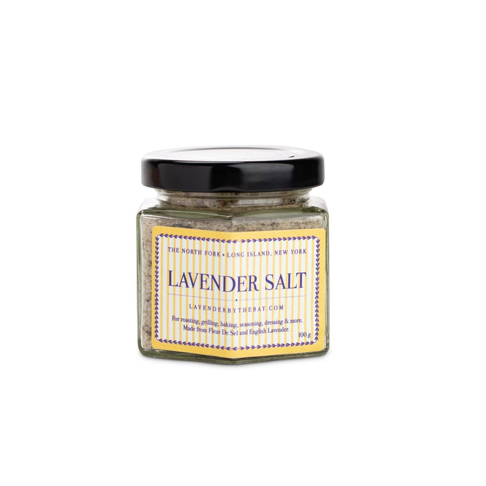 Lavender Salt Fleur De Sel box on white backgorund