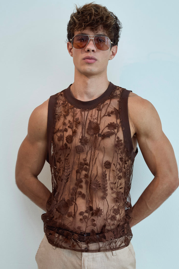 Floral Illusion Tank