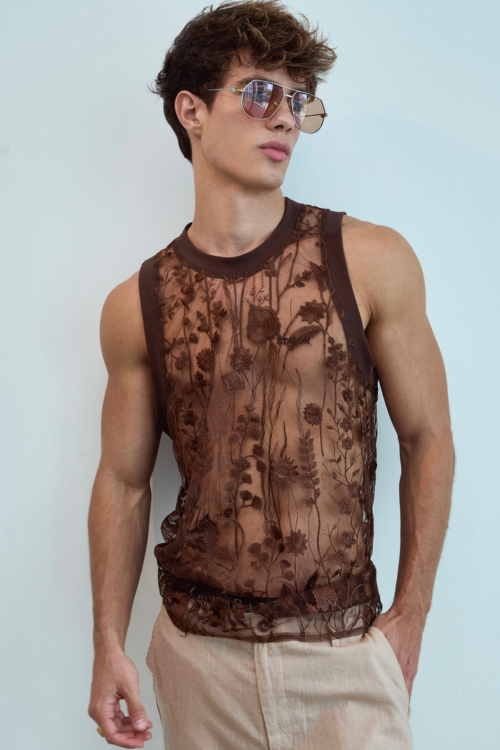 Floral Illusion Tank