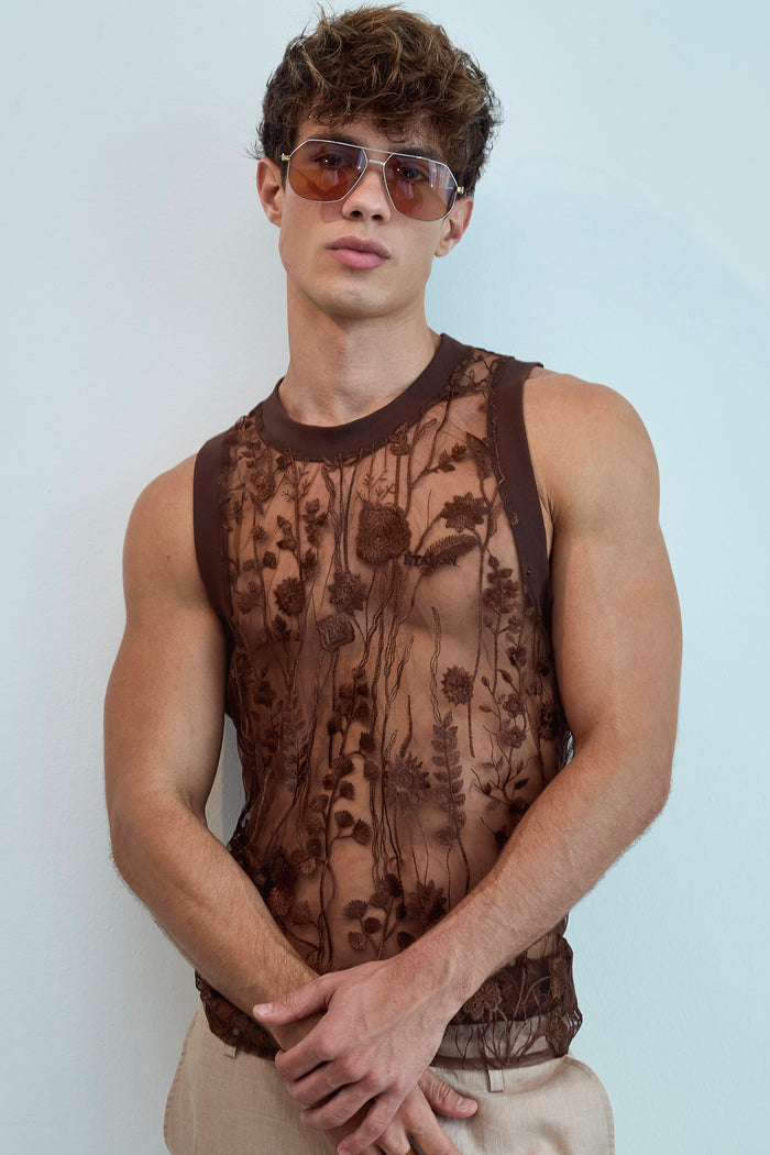 Floral Illusion Tank