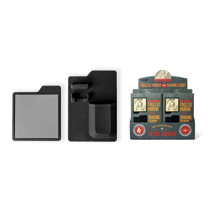 Fogless Shaving Mirror & Caddy