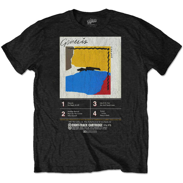 Genesis Unisex T-shirt - Abacab 8-Track. Rock Off