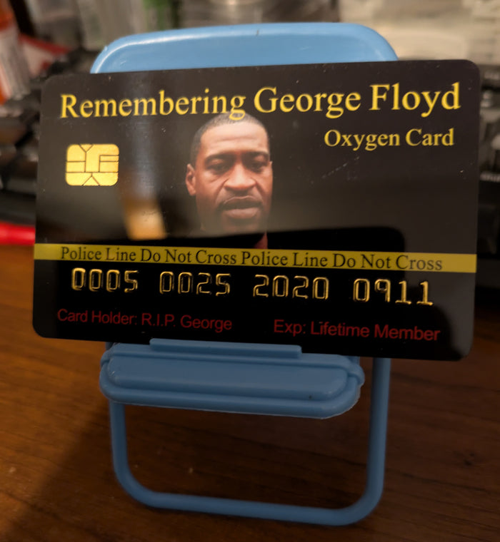 George Floyd Souvenir Memorial Novelty Bankcard 8 Pack  (Free Shipping)