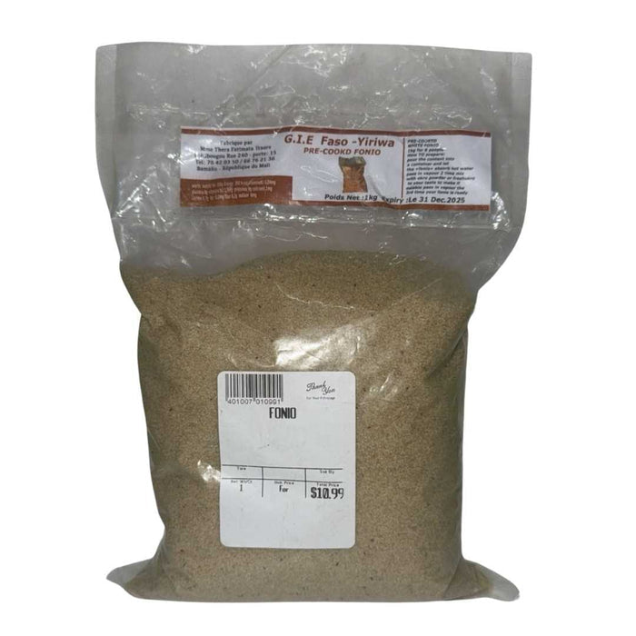 G.I.E. Faso–Yiriwa Pre - Cooked Fonio (1 kg) - Yado African & Caribbean Market
