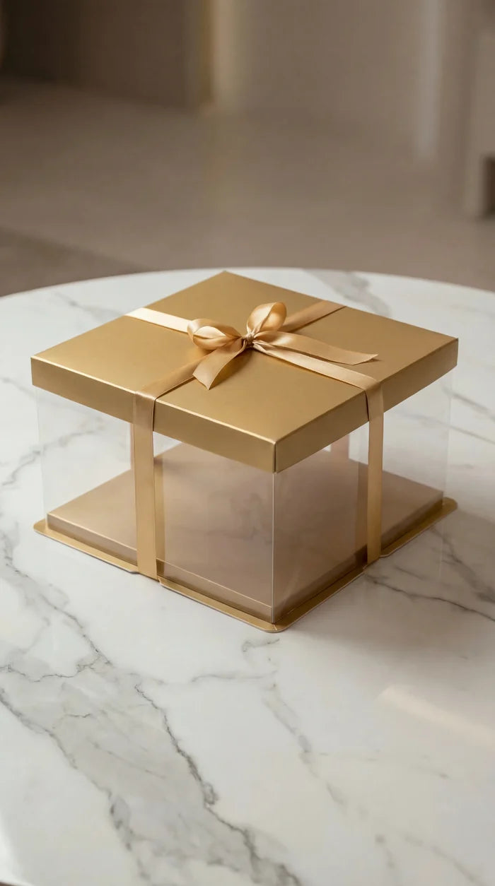 Giftbox Square Gold